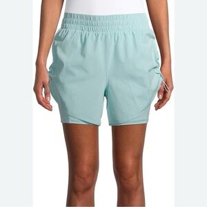 Avia Women's Running Shorts with Side Bungees and Bike Liner Size Small